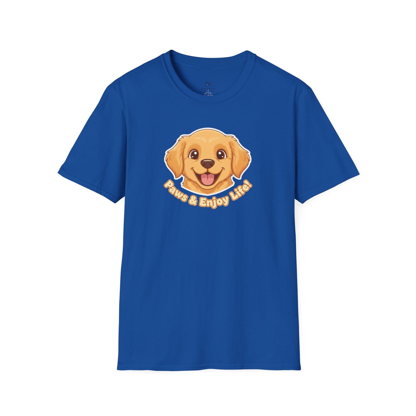 Adorable "Paws & Enjoy Life" Dog Lover Tee