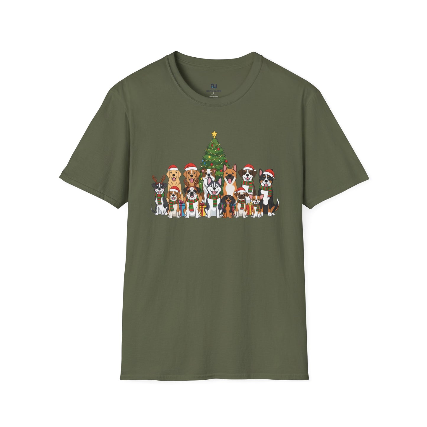 Merry Woofmas! Holiday Dog Squad T-Shirt