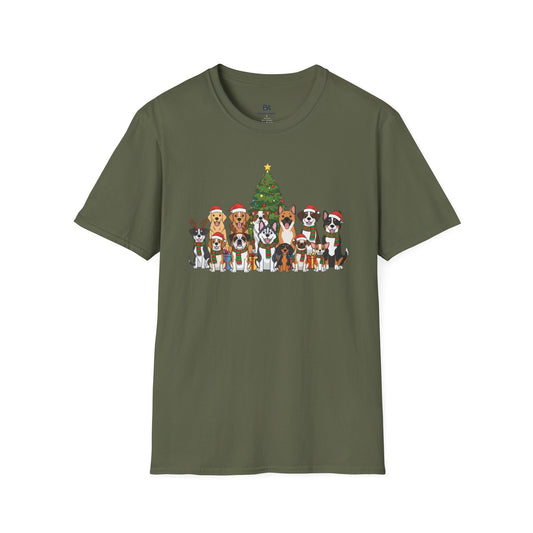 Merry Woofmas! Holiday Dog Squad T-Shirt