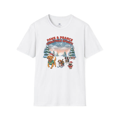 Cute Dogs Christmas Sprint Holiday Race Lover T-Shirt
