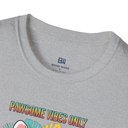 "Pawsome Vibes Only" Summer Frenchie T-Shirt