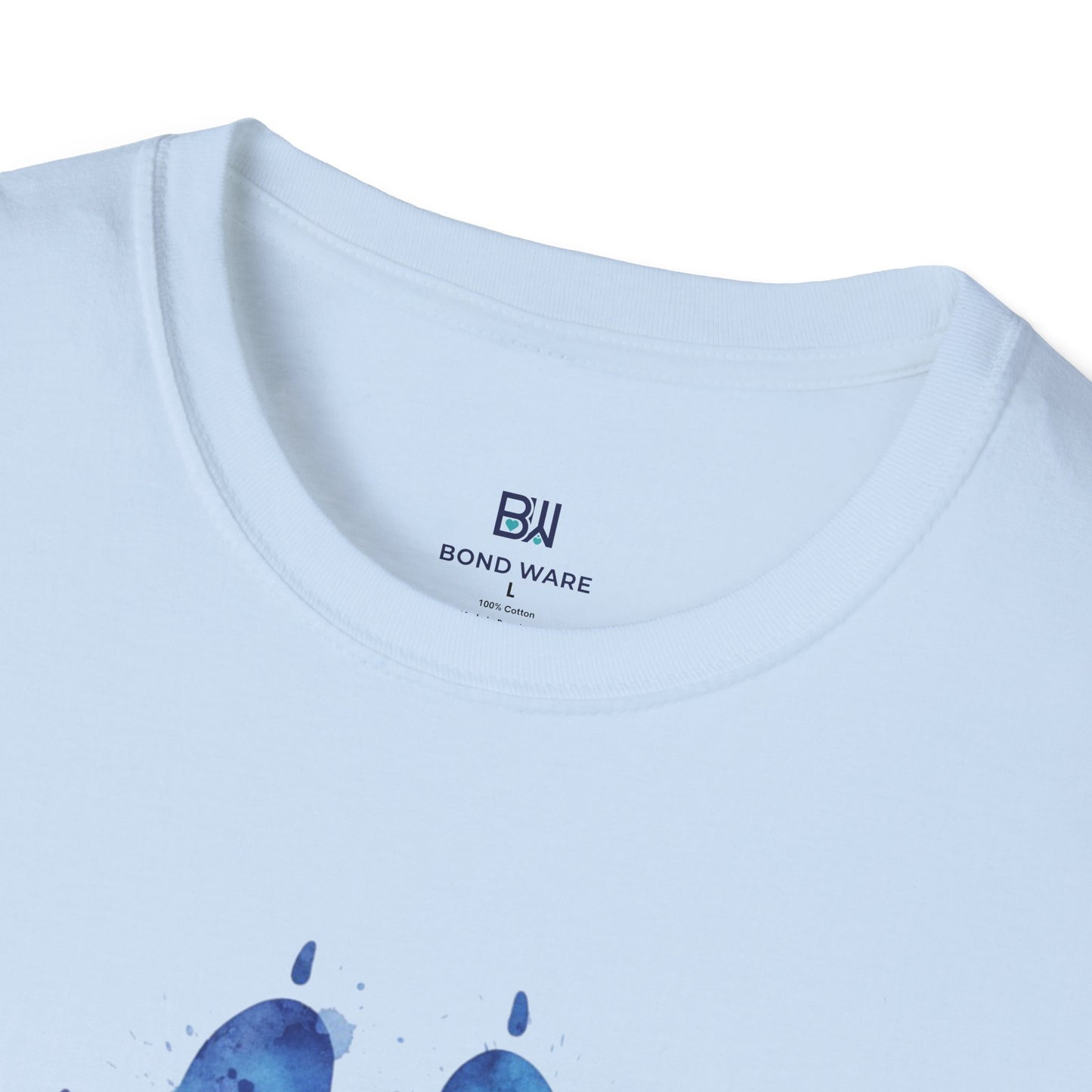 "Life is Better with Paws" Watercolor Paw Tee