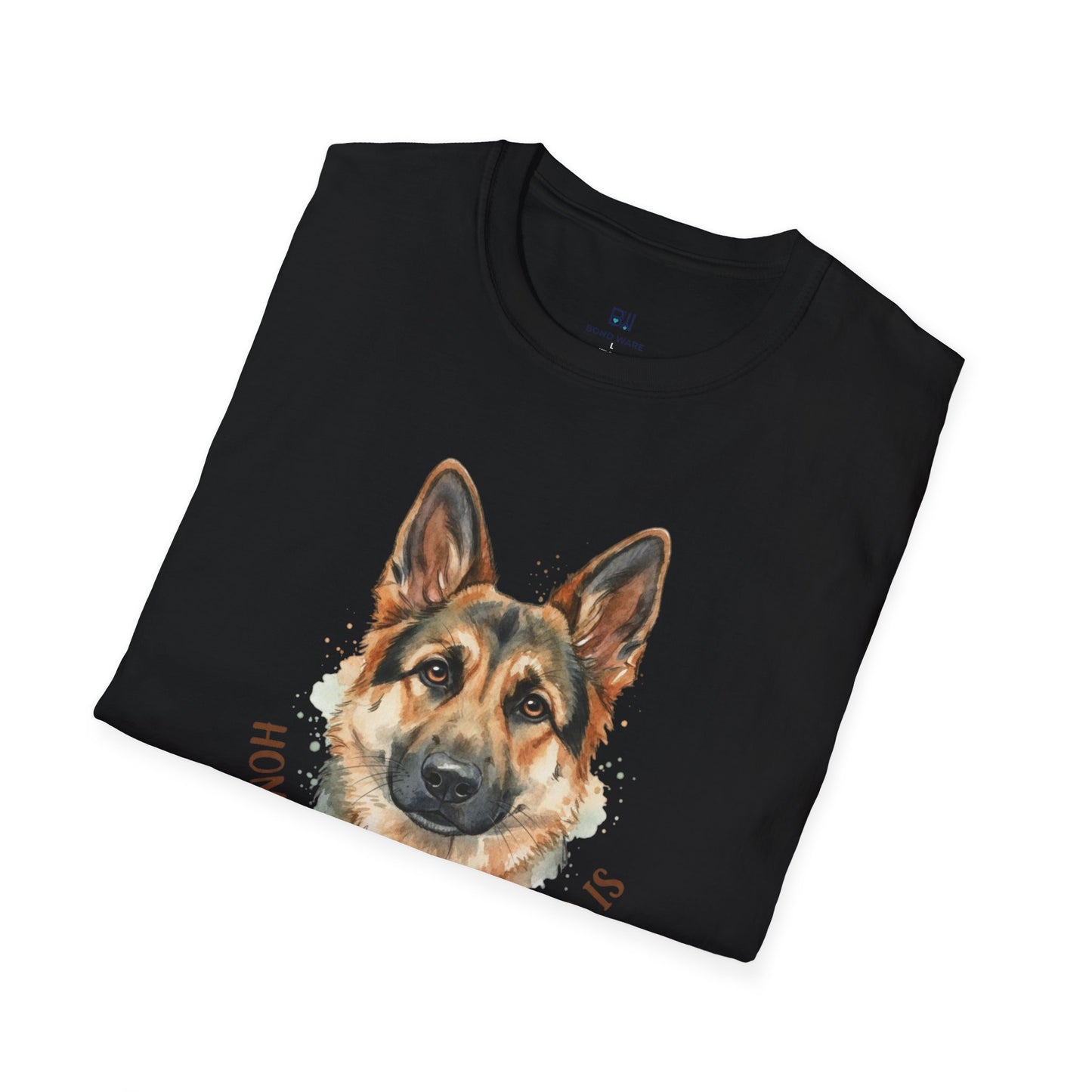 "Home is Where the Dog Is" Watercolor GSD T-Shirt