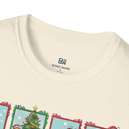 Merry Christmas Dog Comic Story Cute Puppy Holiday T-Shirt