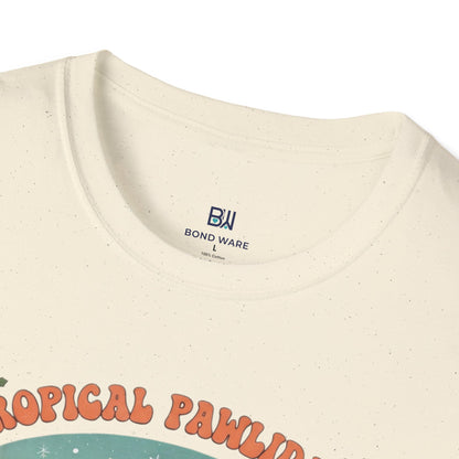 Cute Dogs on Beach Tropical Christmas Holiday T-Shirt