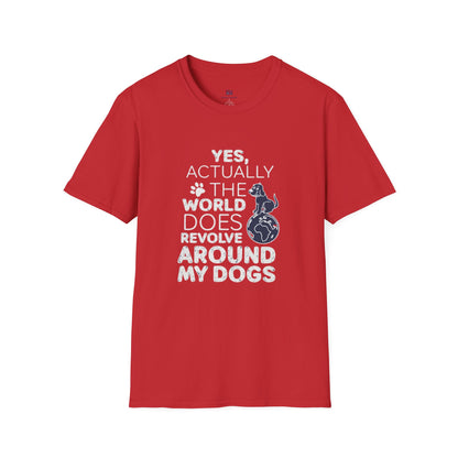 My Dog is My World Funny Graphic T-Shirt