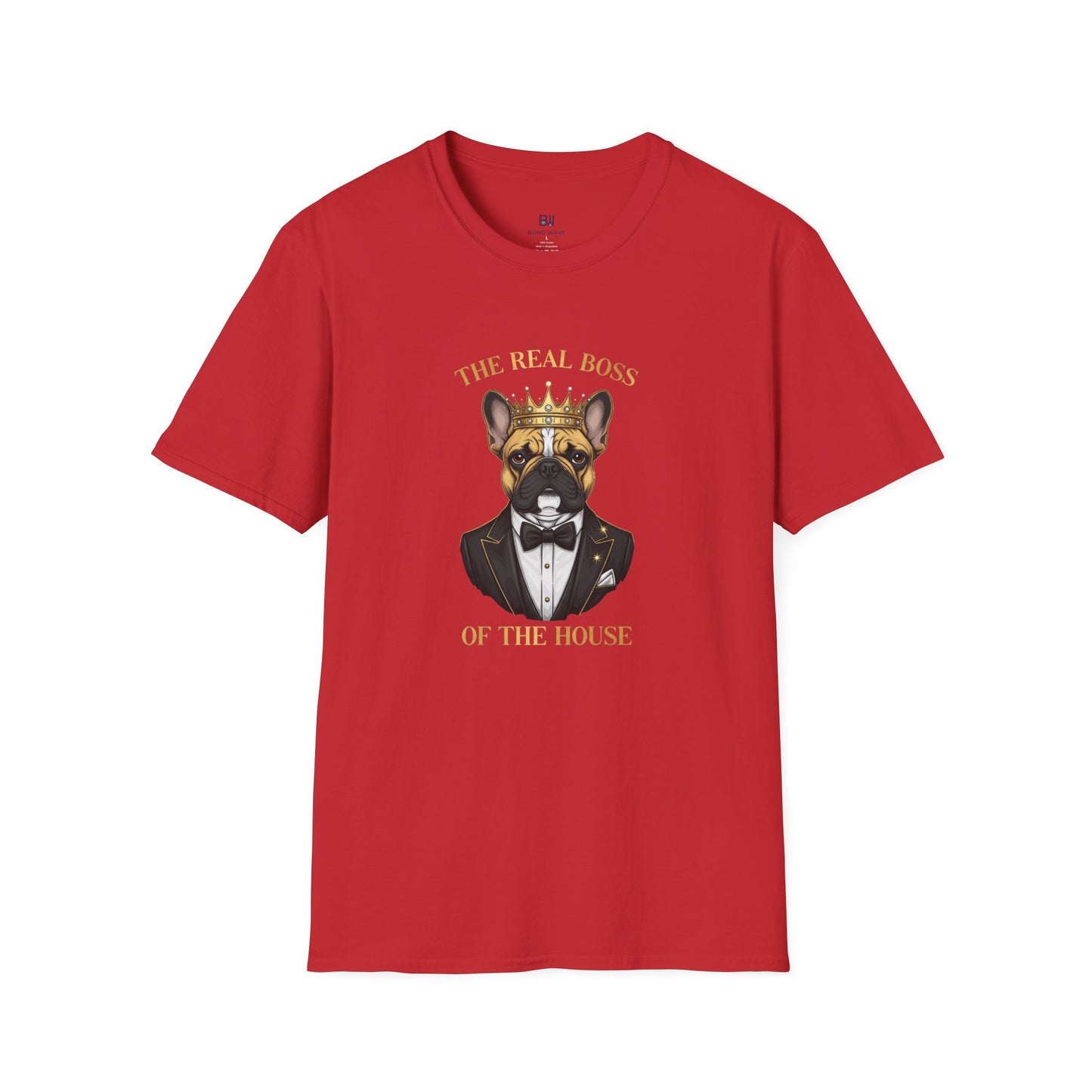 "The Real Boss" French Bulldog Graphic Tee