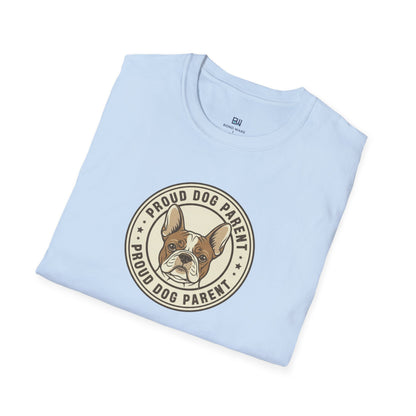 Proud Dog Parent Retro-Style Badge Tee