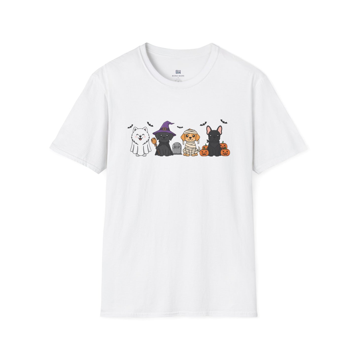 Trick or Treat Pups Halloween Graphic Tee