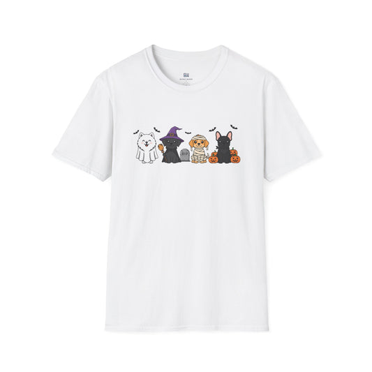 Trick or Treat Pups Halloween Graphic Tee
