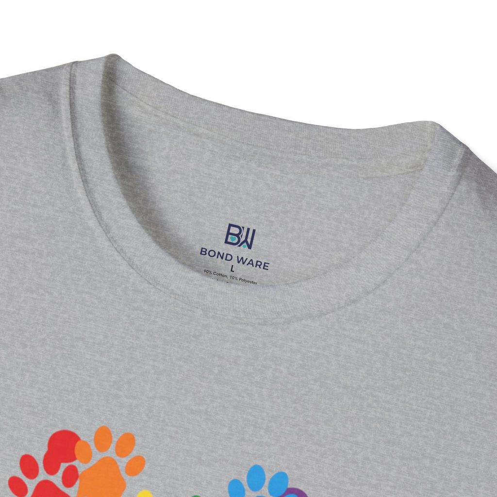 Dog Paws Hearted T-shirt