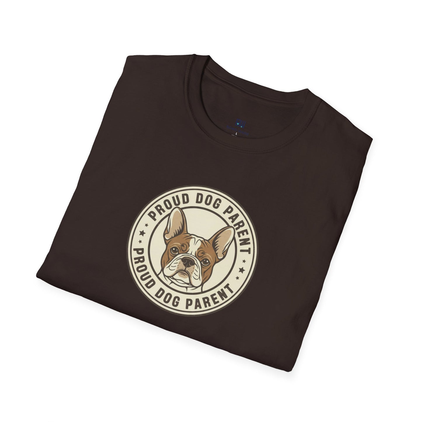 Proud Dog Parent Retro-Style Badge Tee