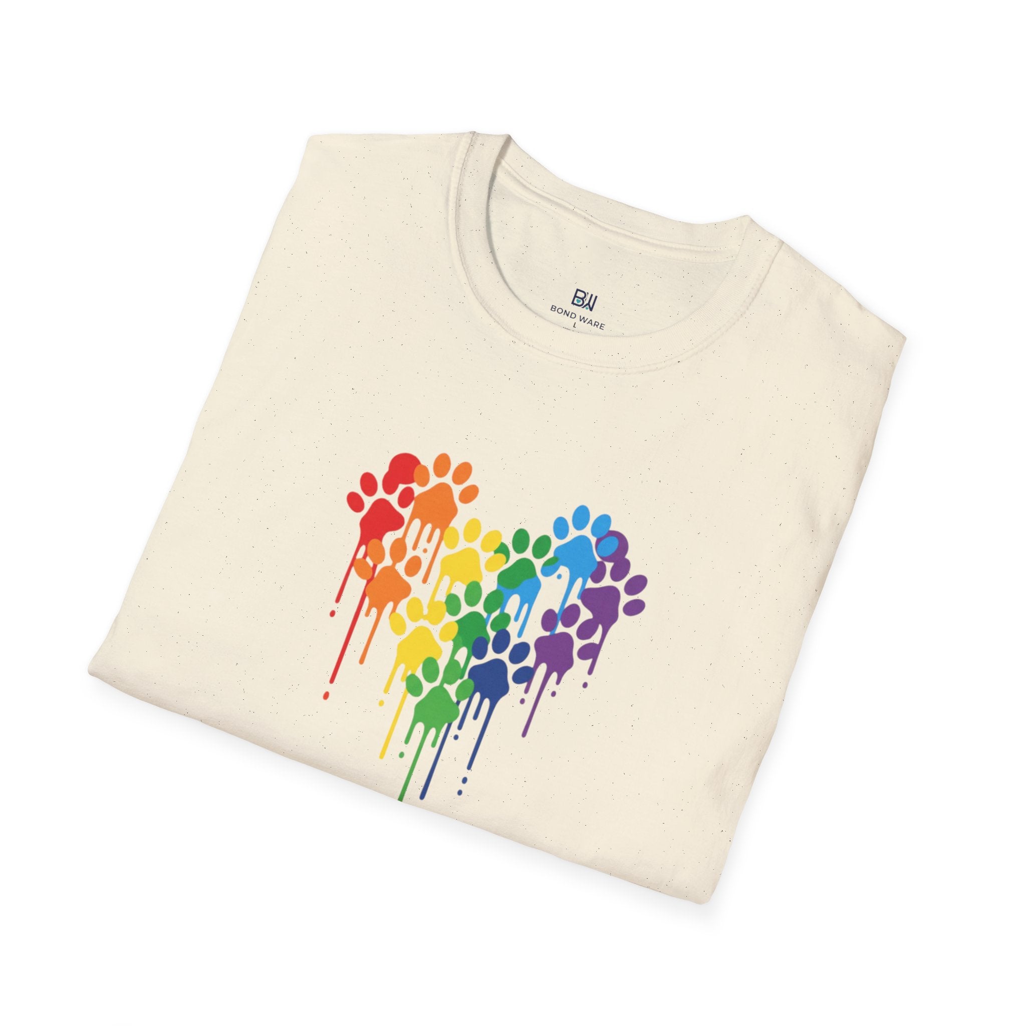 Dog Paws Hearted T-shirt