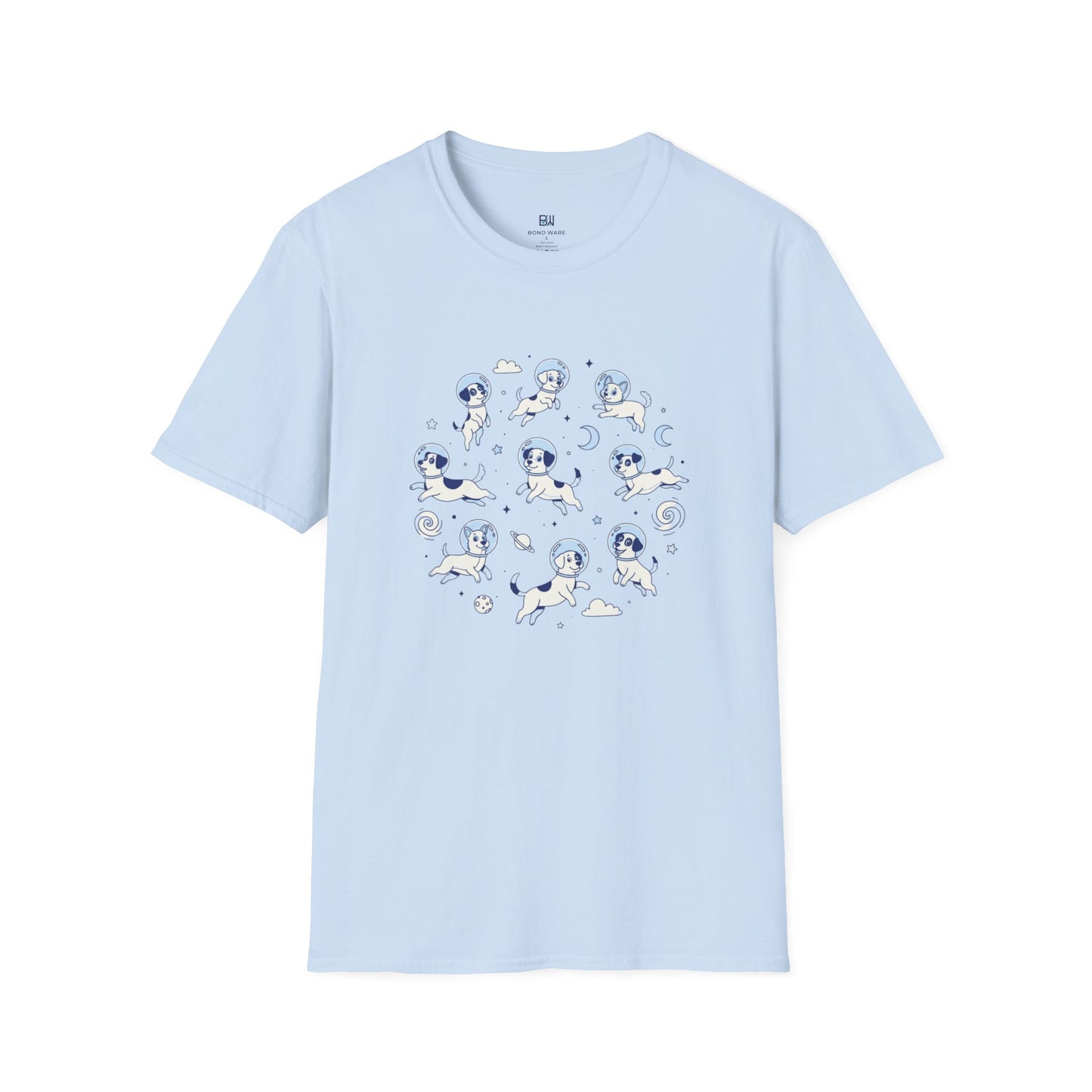 Cosmic Canines Outer Space Adventure Tee