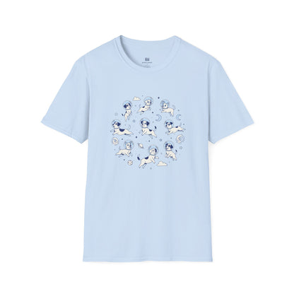 Cosmic Canines Outer Space Adventure Tee