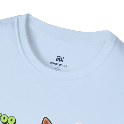 "Too Cool For Humans" Attitude Dog Tee