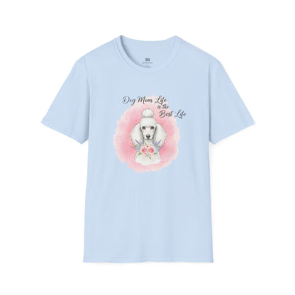 "The Best Life" Floral Poodle Dog Mom Tee