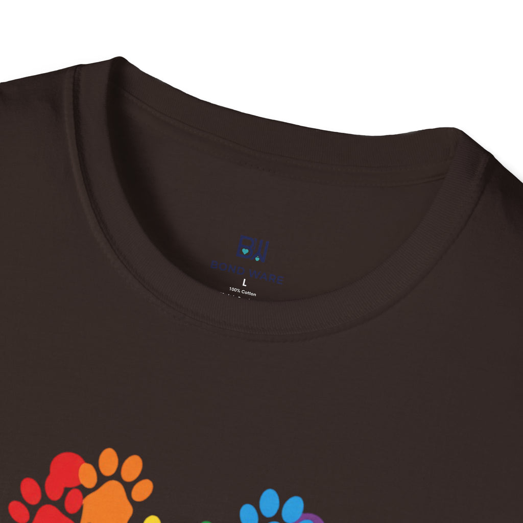 Dog Paws Hearted T-shirt