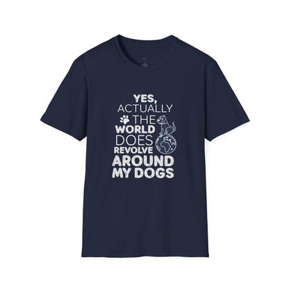 My Dog is My World Funny Graphic T-Shirt