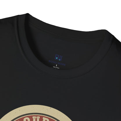 "Proud Dog Dad" Classic Badge Graphic Tee