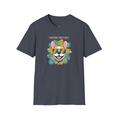 "Pawsome Vibes Only" Summer Frenchie T-Shirt