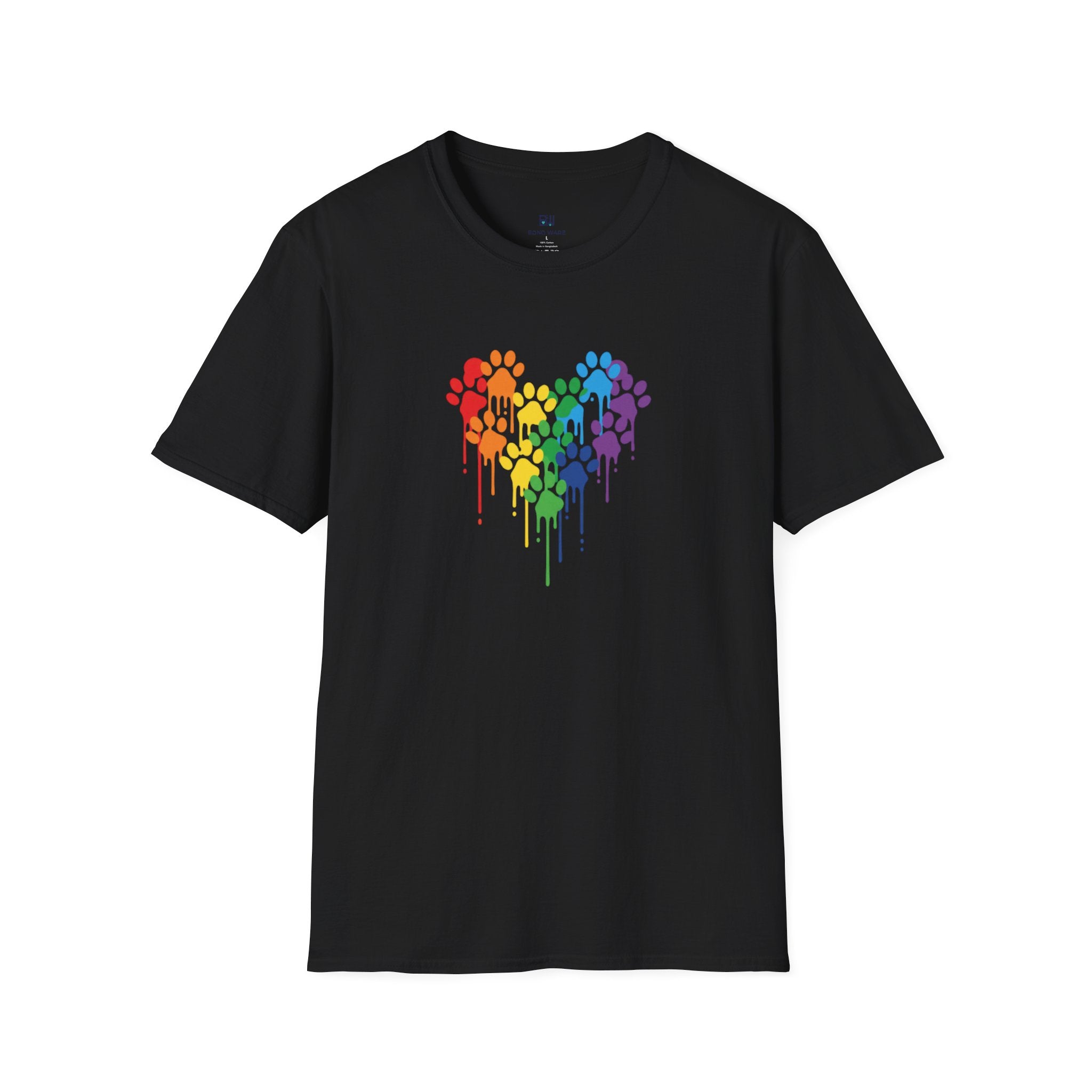 Dog Paws Hearted T-shirt