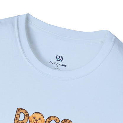 "Dogs Make Me Happy" Cute Cartoon Dog Tee