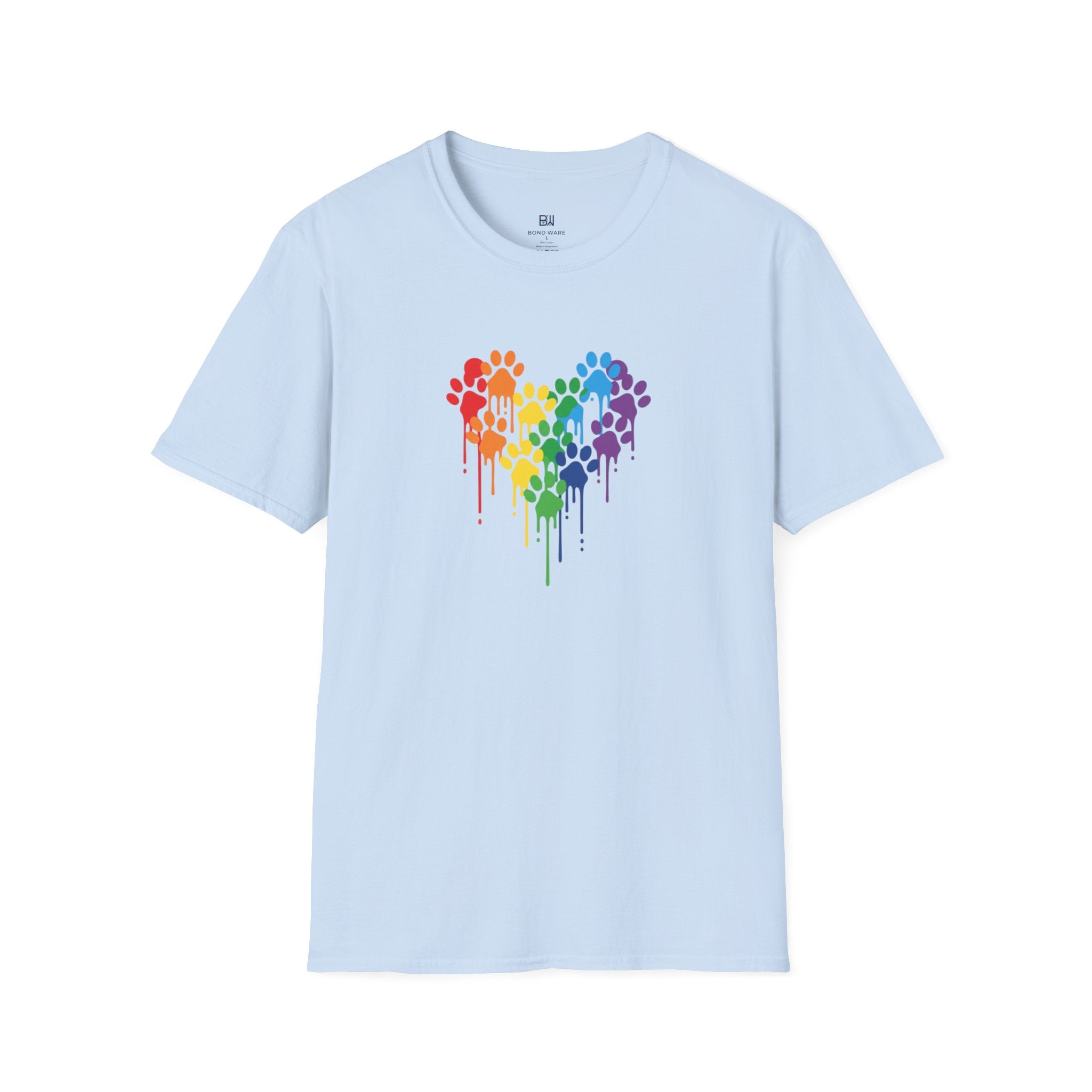 Dog Paws Hearted T-shirt