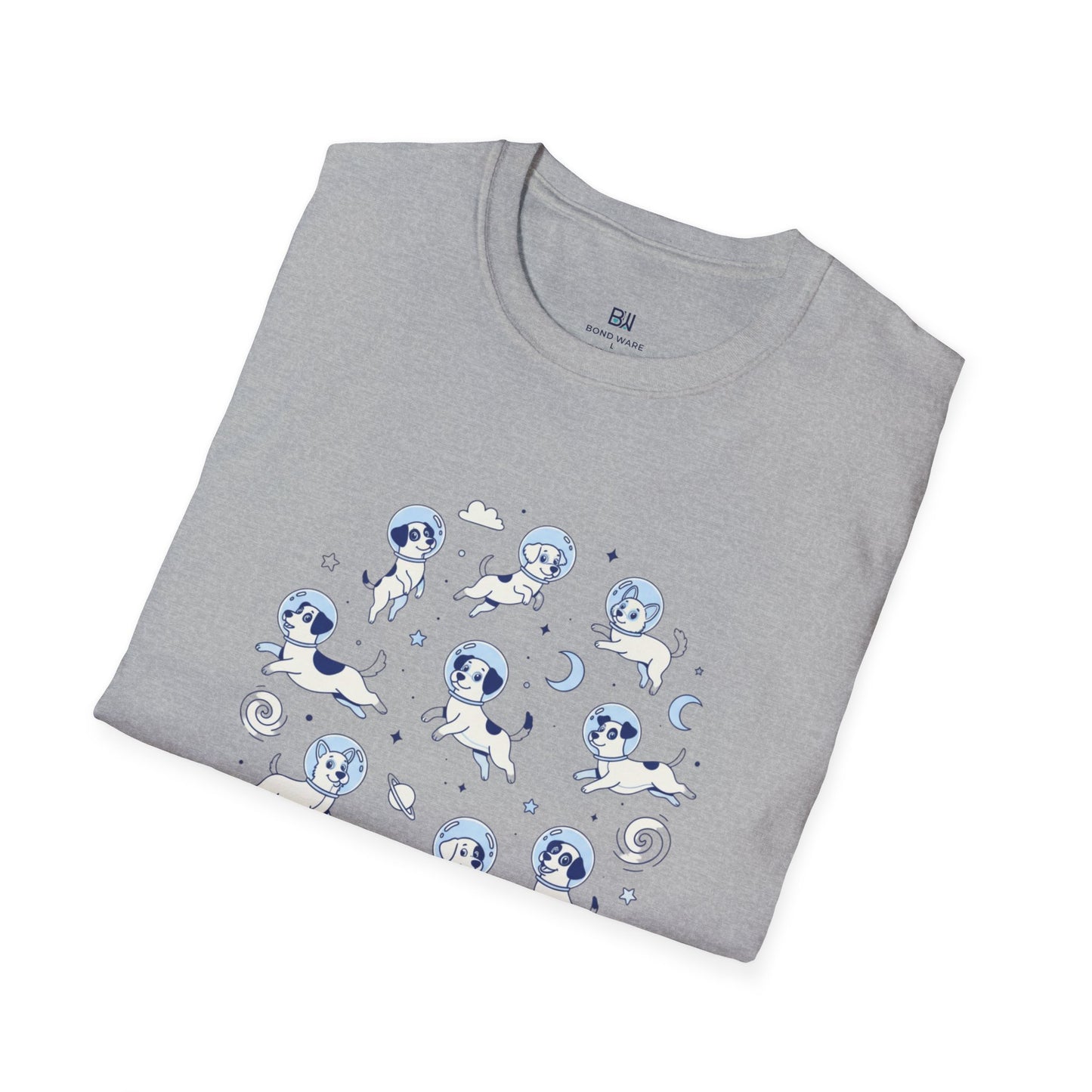 Cosmic Canines Outer Space Adventure Tee