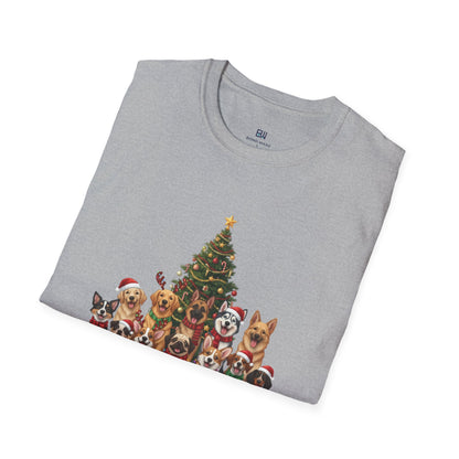 Holiday Hounds Christmas Tree T-Shirt