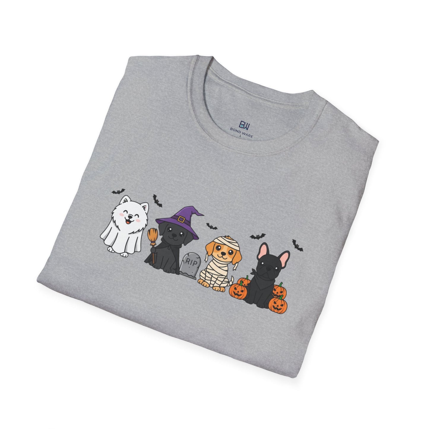 Trick or Treat Pups Halloween Graphic Tee