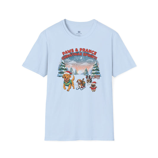 Cute Dogs Christmas Sprint Holiday Race Lover T-Shirt
