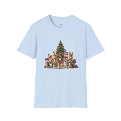 Holiday Hounds Christmas Tree T-Shirt