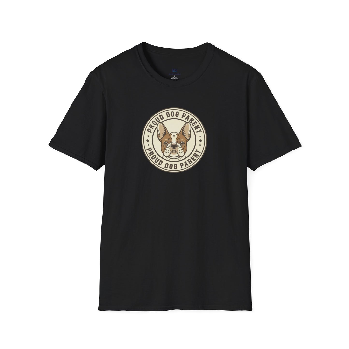 Proud Dog Parent Retro-Style Badge Tee