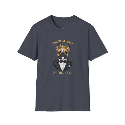 "The Real Boss" French Bulldog Graphic Tee