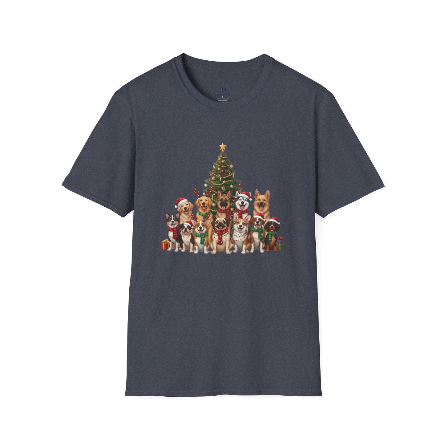 Holiday Hounds Christmas Tree T-Shirt
