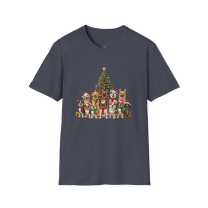 Holiday Hounds Christmas Tree T-Shirt