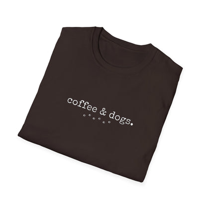 "Coffee & Dogs" Simple Essentials Graphic Tee