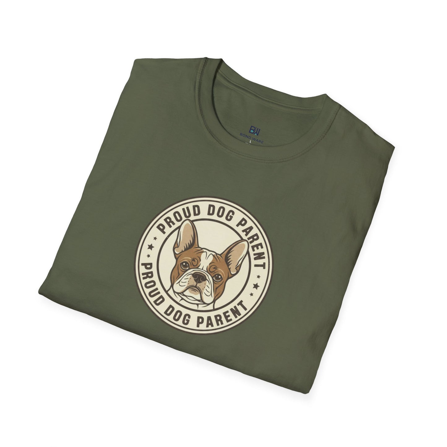 Proud Dog Parent Retro-Style Badge Tee