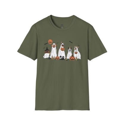 Howl-o-ween Ghost Dog Party T-Shirt