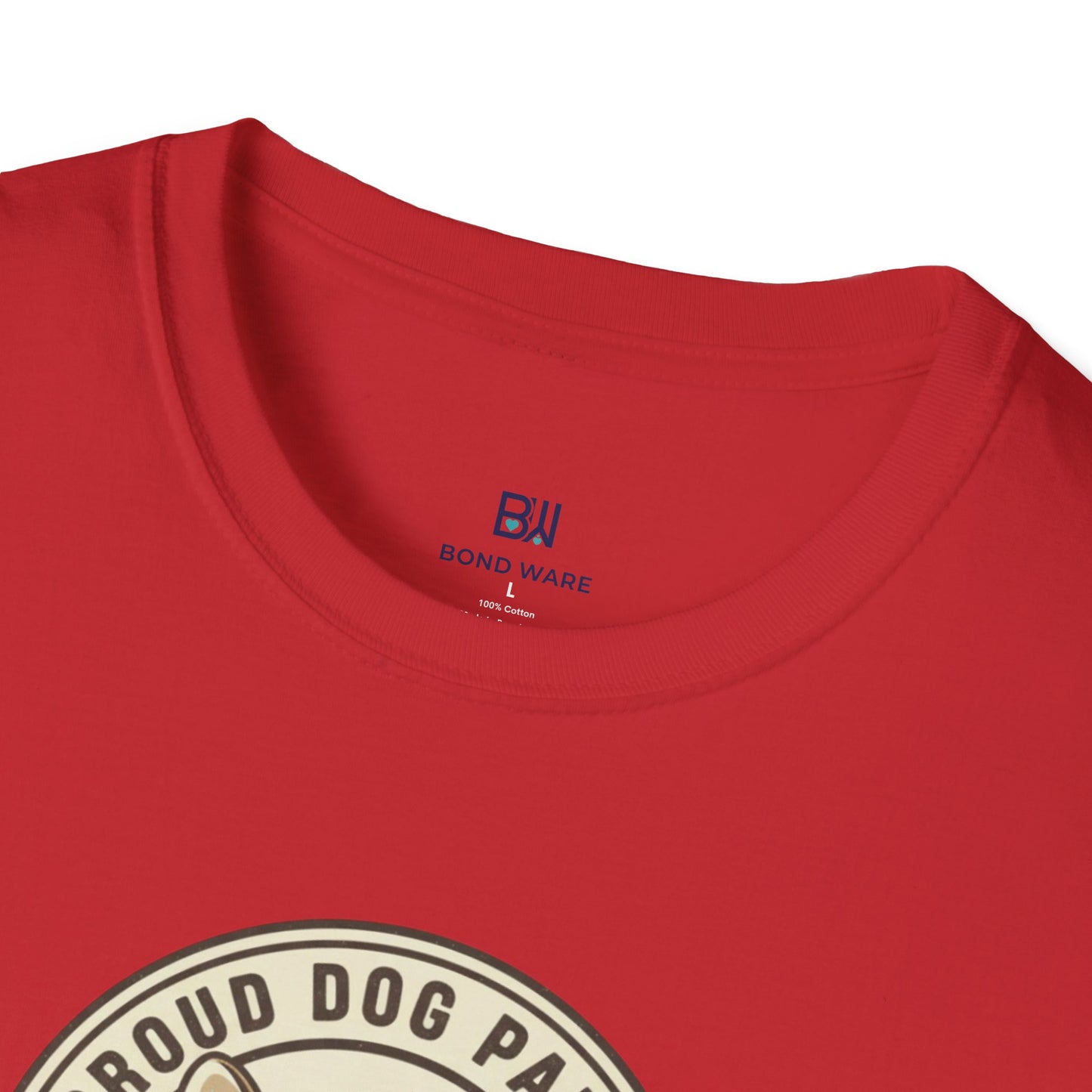 Proud Dog Parent Retro-Style Badge Tee