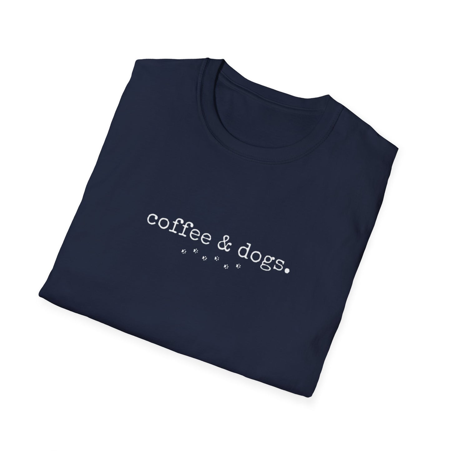 "Coffee & Dogs" Simple Essentials Graphic Tee