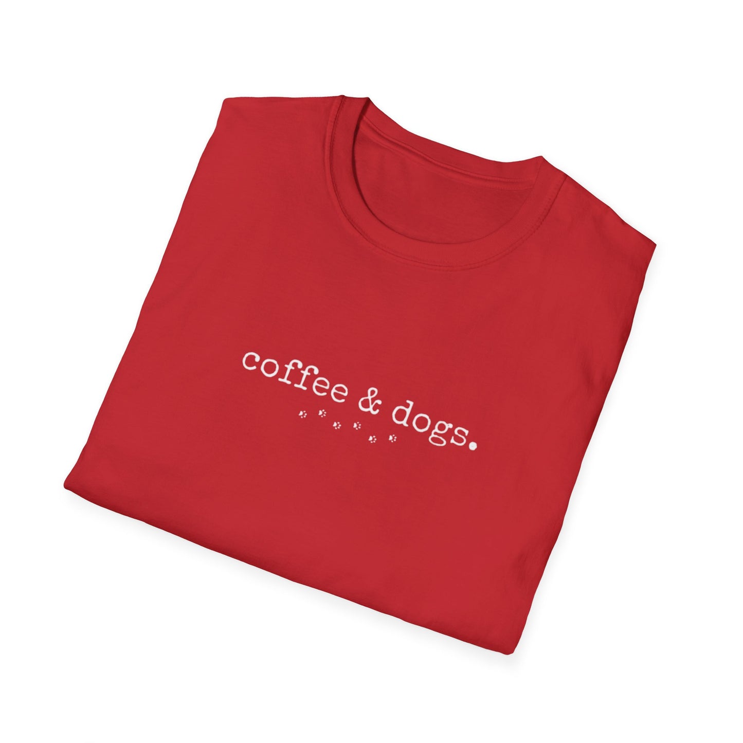 "Coffee & Dogs" Simple Essentials Graphic Tee