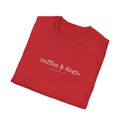 "Coffee & Dogs" Simple Essentials Graphic Tee