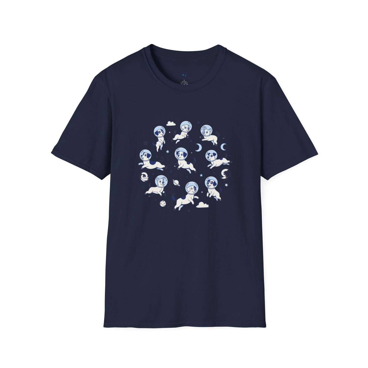 Cosmic Canines Outer Space Adventure Tee
