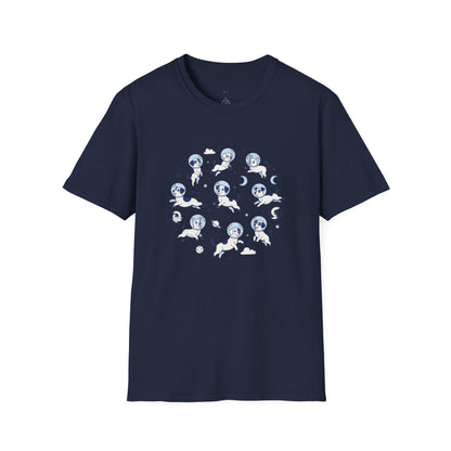Cosmic Canines Outer Space Adventure Tee