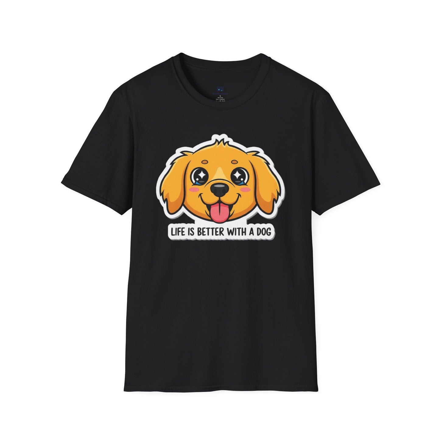 "Life Is Better With A Dog" Cute Pup Tee