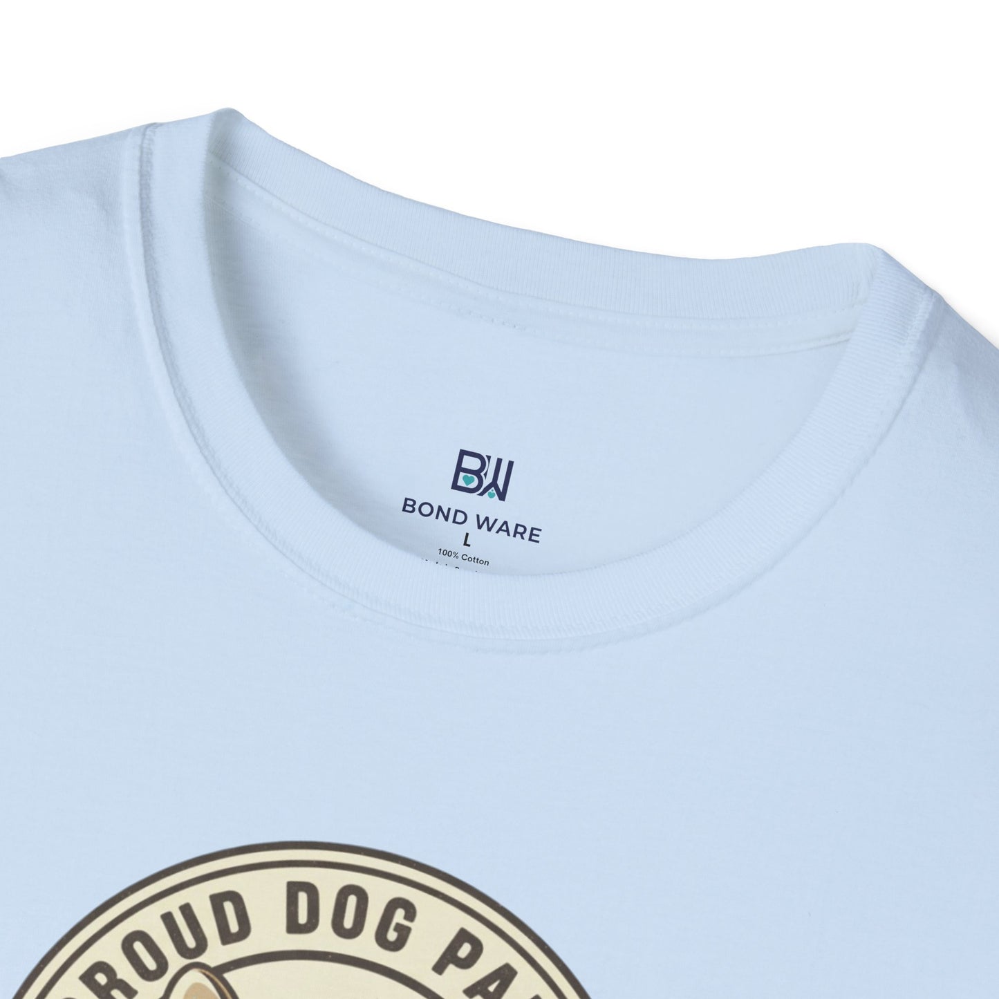 Proud Dog Parent Retro-Style Badge Tee