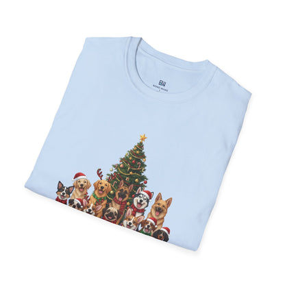 Holiday Hounds Christmas Tree T-Shirt