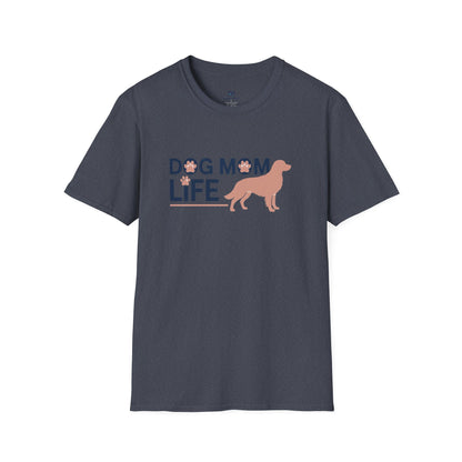 Modern "Dog Mom Life" Graphic T-Shirt